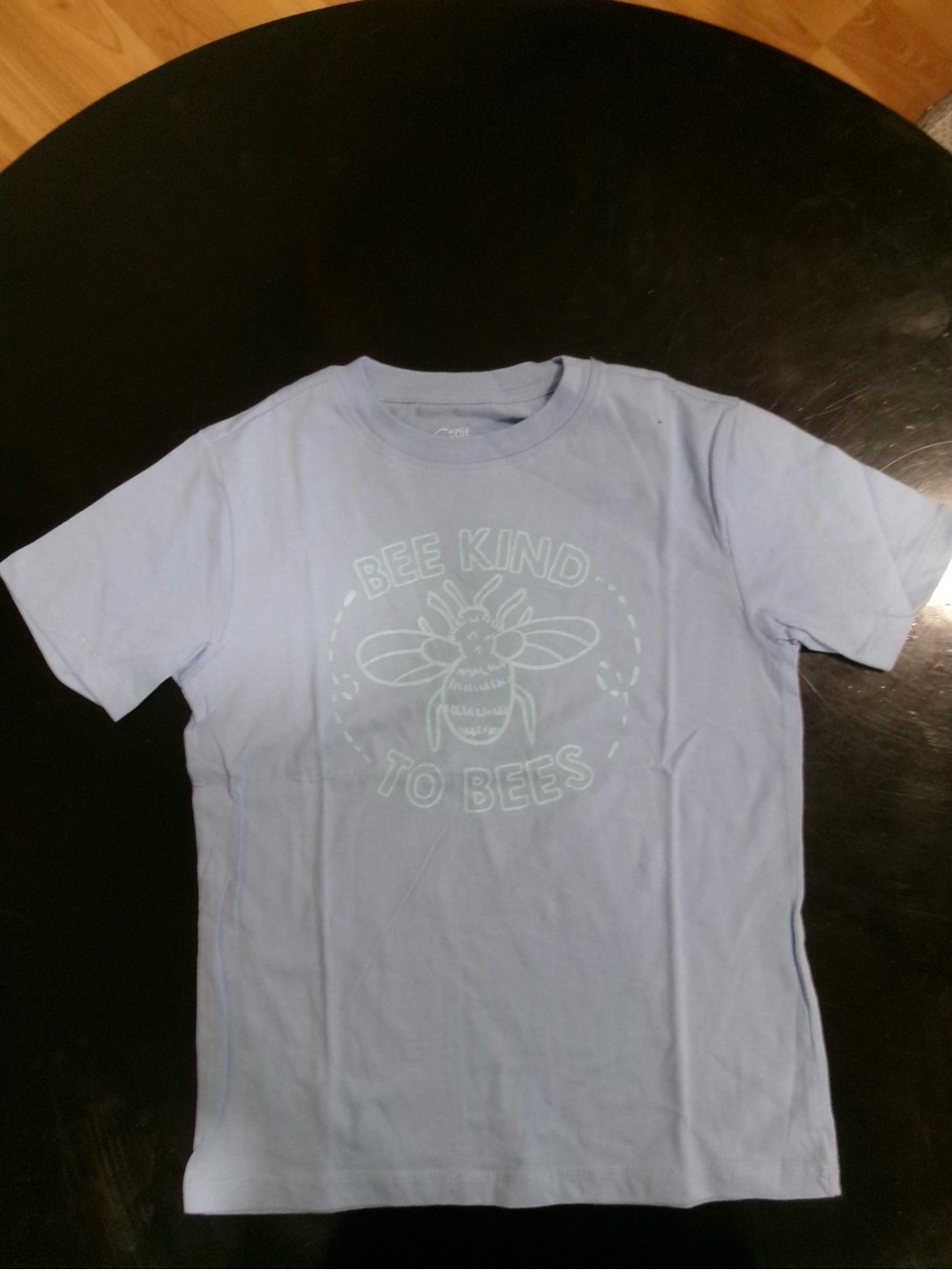 Kids 'Bee Kind to Bees' Light Blue Graphic Tee